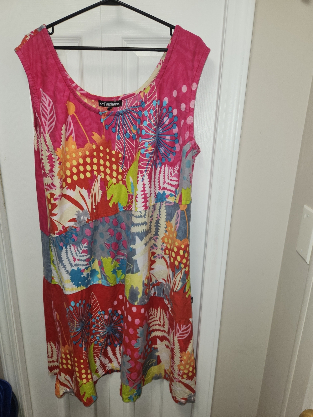 🍉Leopards & Roses Abstract Dress - Picture 3 of 6